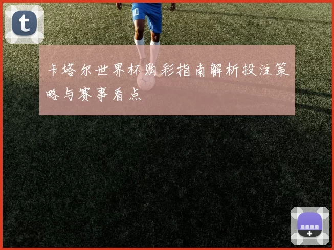 卡塔尔世界杯购彩指南解析投注策略与赛事看点